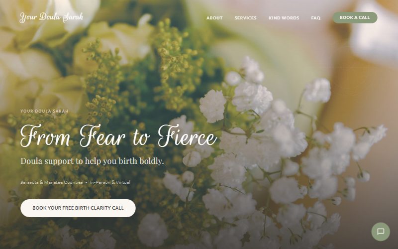 Your Doula Sarah homepage